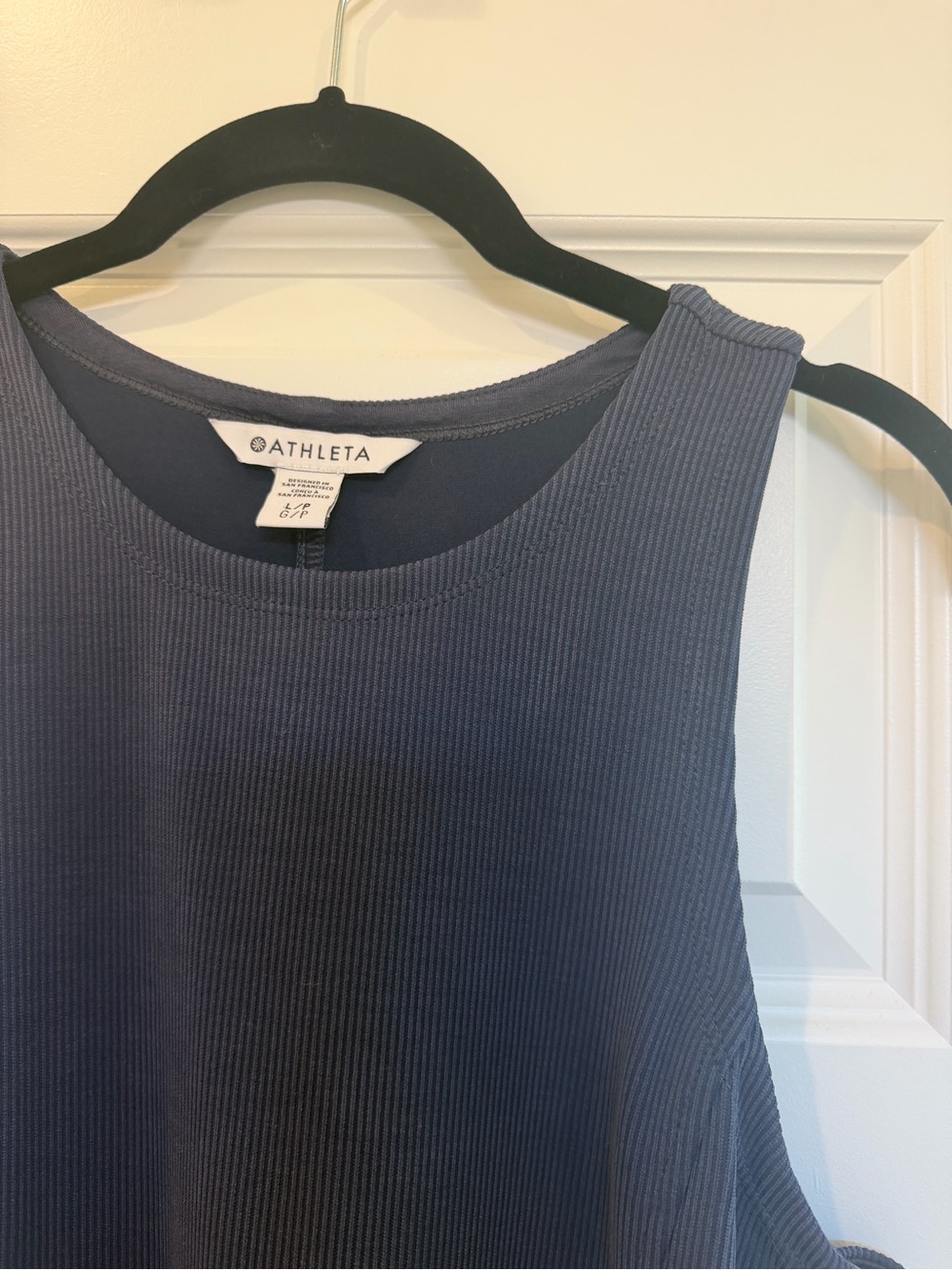 Athleta Sleeveless Midi Dress in Navy - Picture 2 of 5